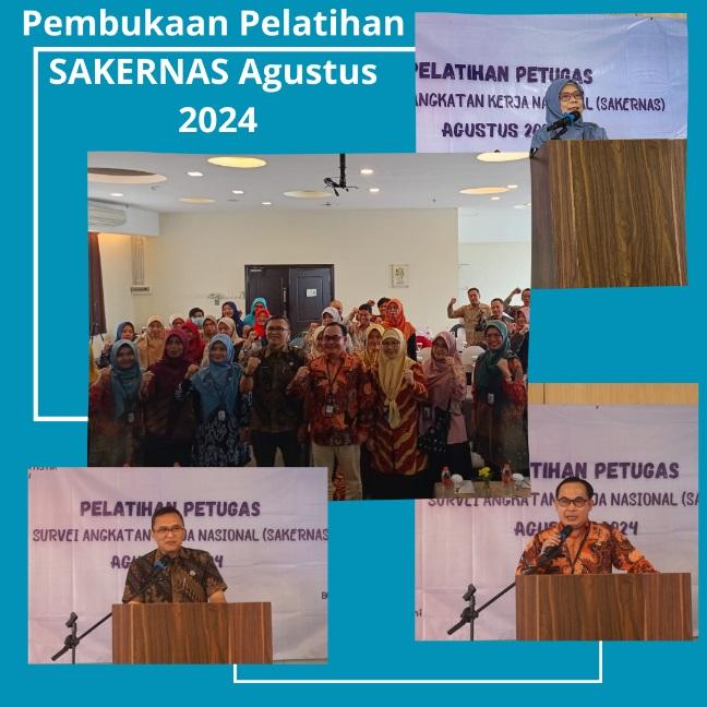 Pembukaan Pelatihan SAKERNAS Agustus 2024