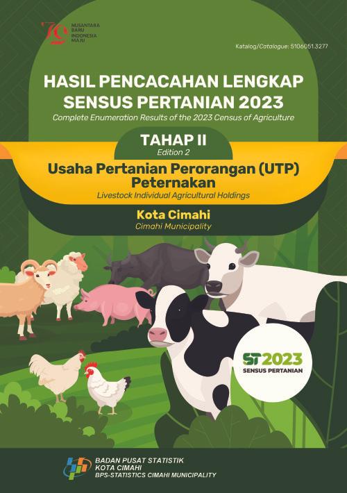 Hasil Pencacahan Lengkap Sensus Pertanian 2023 - Tahap II: Usaha Pertanian Perorangan (UTP) Peternakan Kota Cimahi