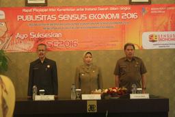 Walikota Cimahi Membuka Acara Sosialisasi Sensus Ekonomi 2016